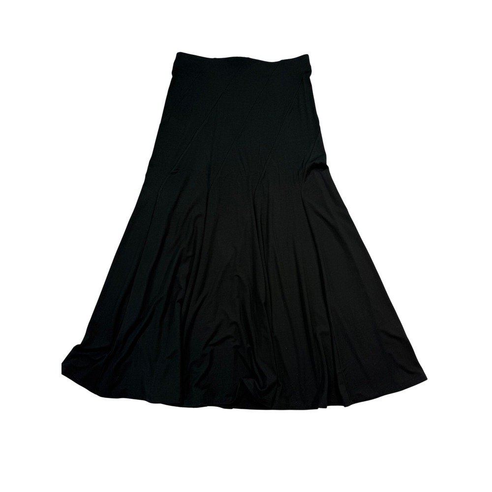 Tommy Bahama Tambour Spliced Long Skirt Womens S Black NEW Maxi Flared TW67166